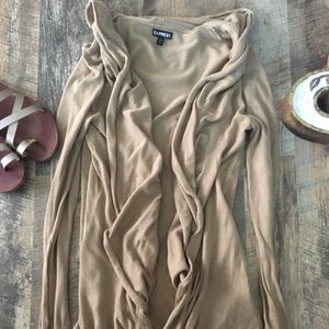Express Camel Colored Light Sweater